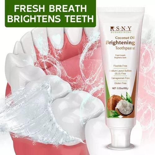 Coconut Oil Brightening Toothpaste  100 gm