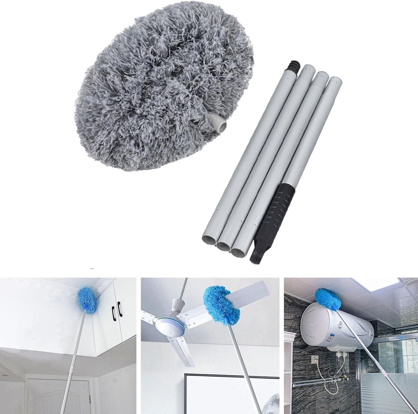 Premium Washable Ceiling Fan Cleaner Duster – Effortless Cleaning, Lifetime Convenience! (Cash on Delivery Available | Reusable & Dust-Free)