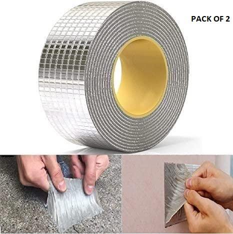 Aluminium Foil Waterproof Sealan Foil Tape (Pack of 2)