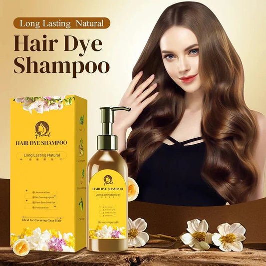 Long Lasting Natural Hair Dye Shampoo 100ML (Pack of 2)